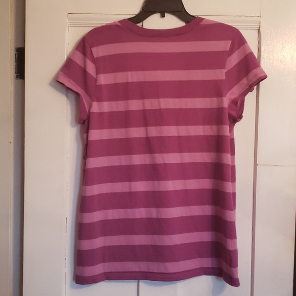 Purple Striped Tee - Picture 2 of 2